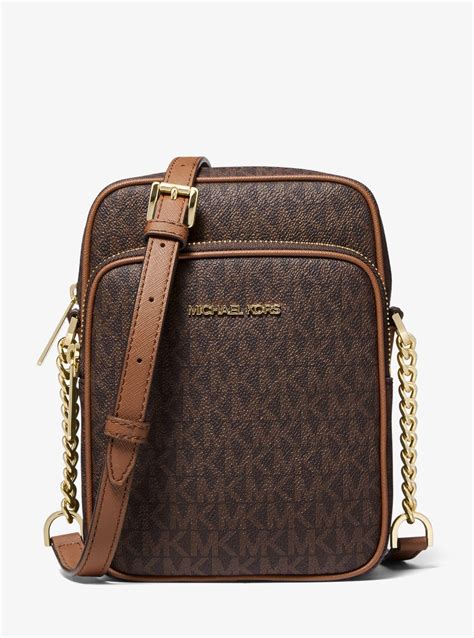 michael michael kors jet set travel logo crossbody